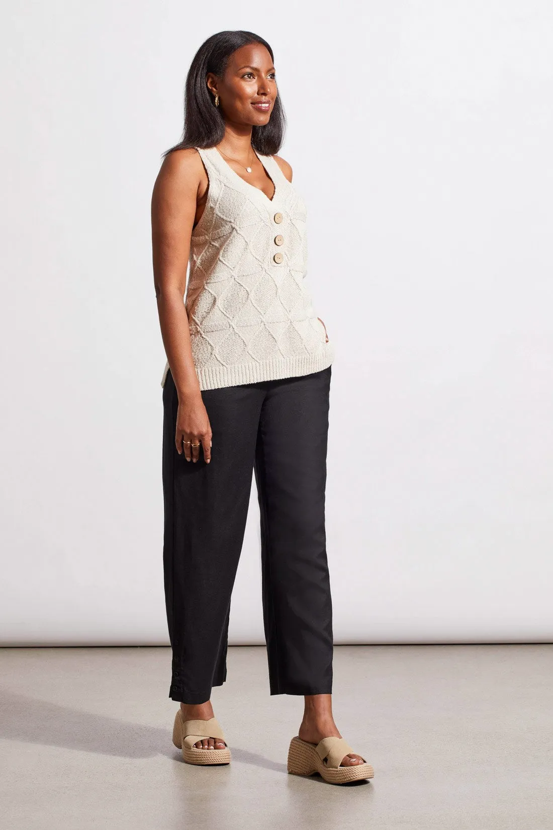 V-NECK SWEATER VEST WITH BUTTONS-Frenchoak sold by Tribal product image thumbnail 2