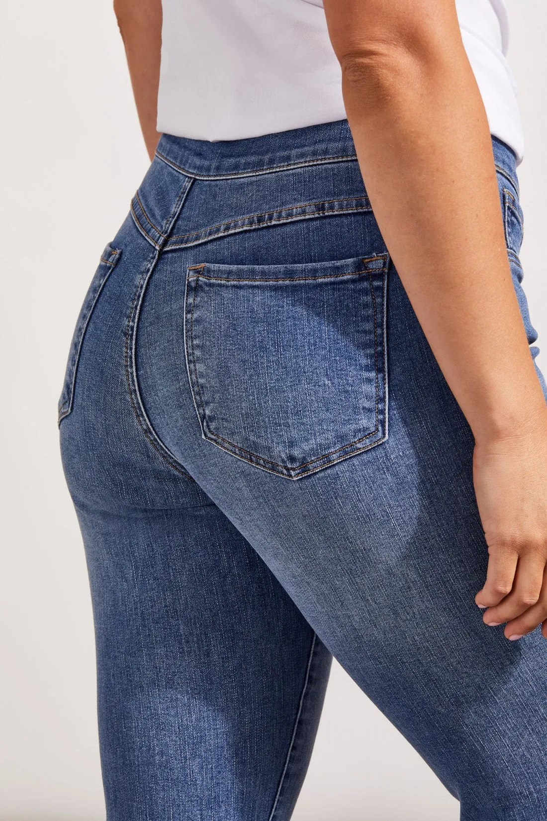 Audrey Pull-On Ankle Jegging-Dk.Vintage sold by Tribal product image thumbnail 4