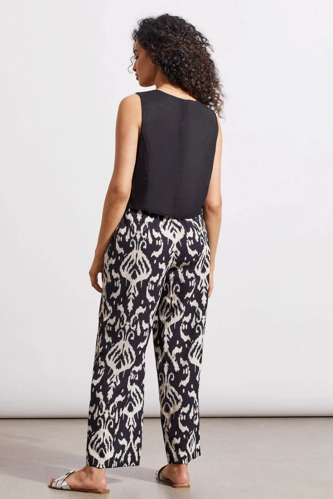 PRINTED PULL-ON BELTED PANTS-Frenchoak sold by Tribal product image thumbnail 4