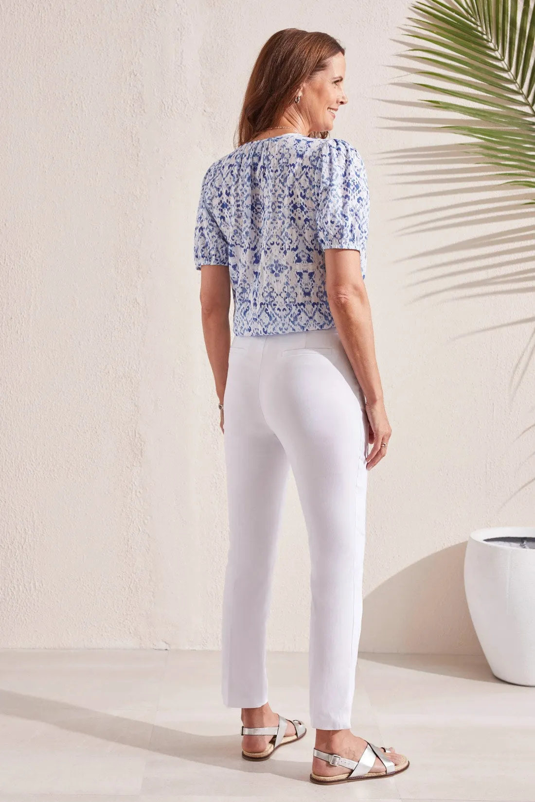 Flatten-It® Pull-On Ankle Pant With Side Slits-Coffee sold by Tribal product image thumbnail 4