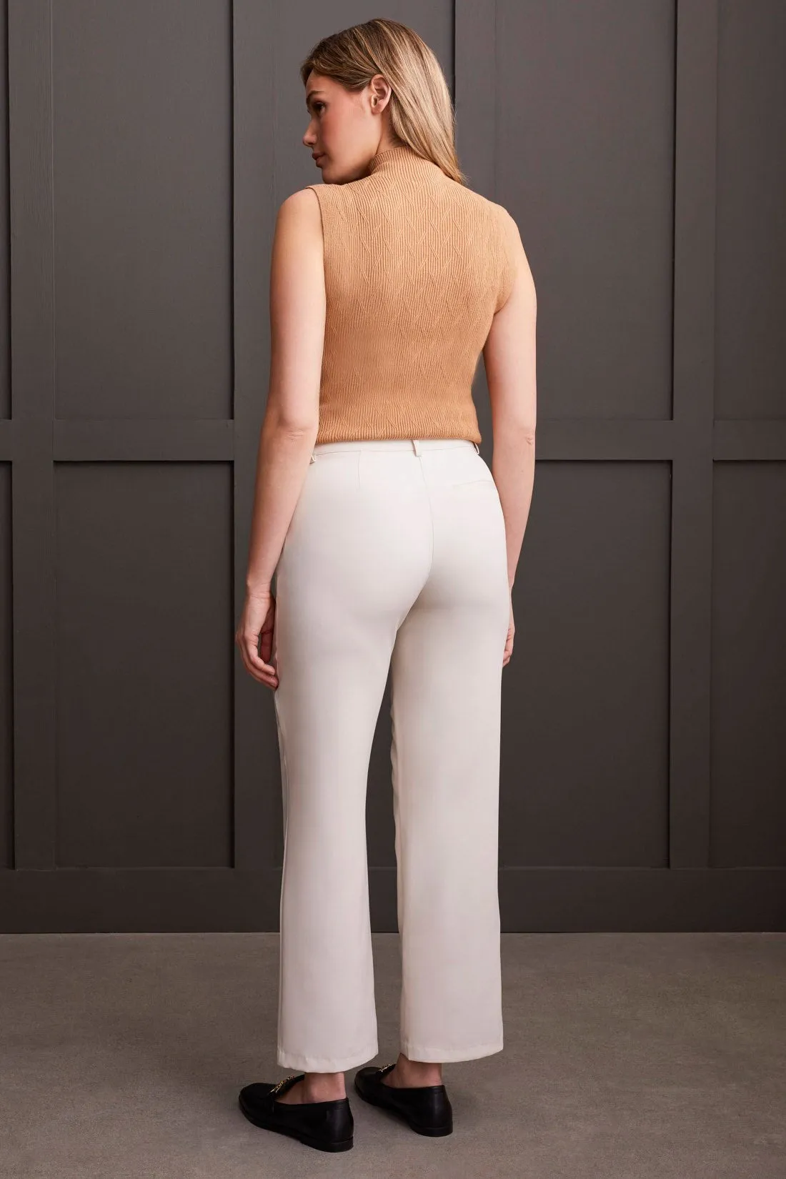 Fly Front Trousers With Pin Tucks-Moonstone sold by Tribal product image thumbnail 3