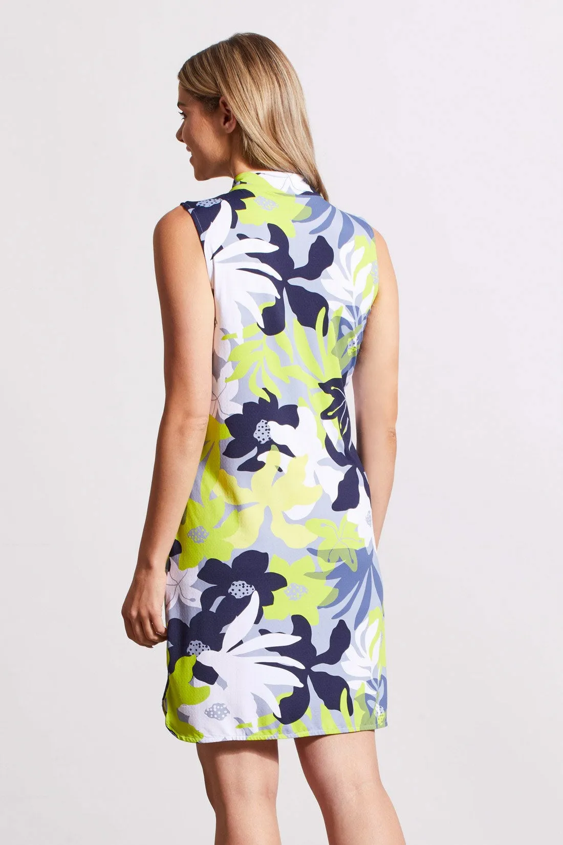 PERFORMANCE UPF 50+ POCKETED SLEEVELESS DRESS WITH INNER SHORTS-Lime sold by Tribal product image thumbnail 4