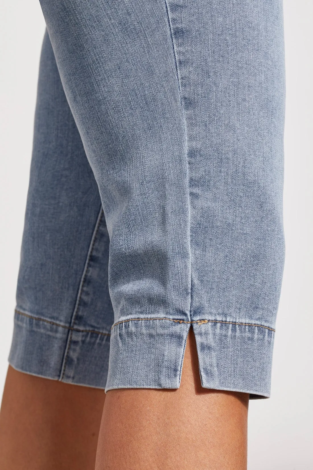 PULL-ON STRETCH DENIM CAPRIS-Vistablue sold by Tribal product image thumbnail 3