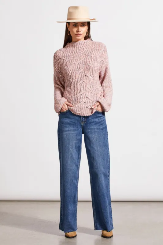 SOPHIA CURVY WIDE LEG JEANS-Soft indigo sold by Tribal