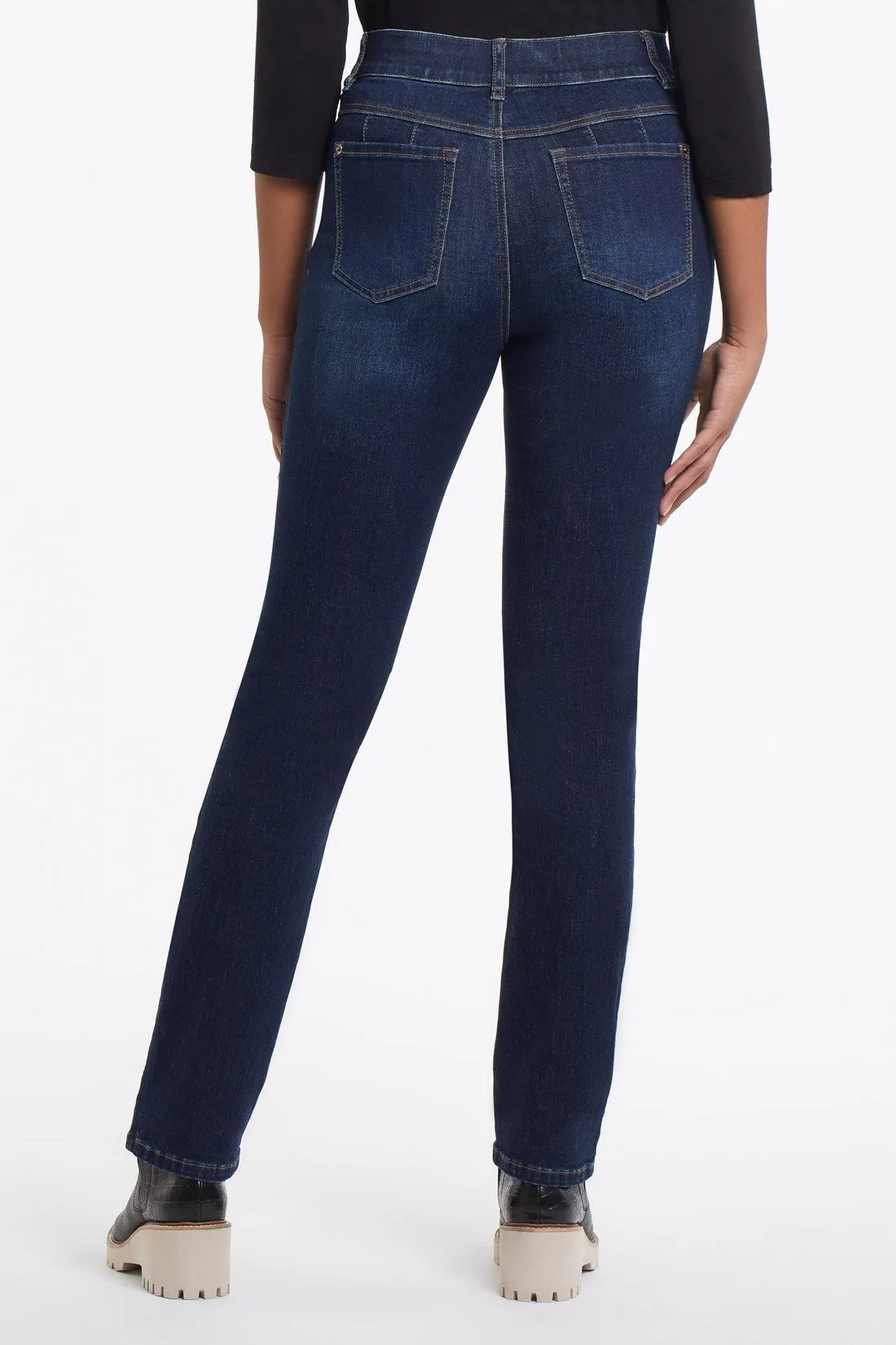 PETITE SOPHIA CURVY STRAIGHT LEG JEANS-Deepocean sold by Tribal product image thumbnail 3
