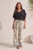 RAGLAN TOP WITH DOUBLE FRILL-Black sold by Tribal