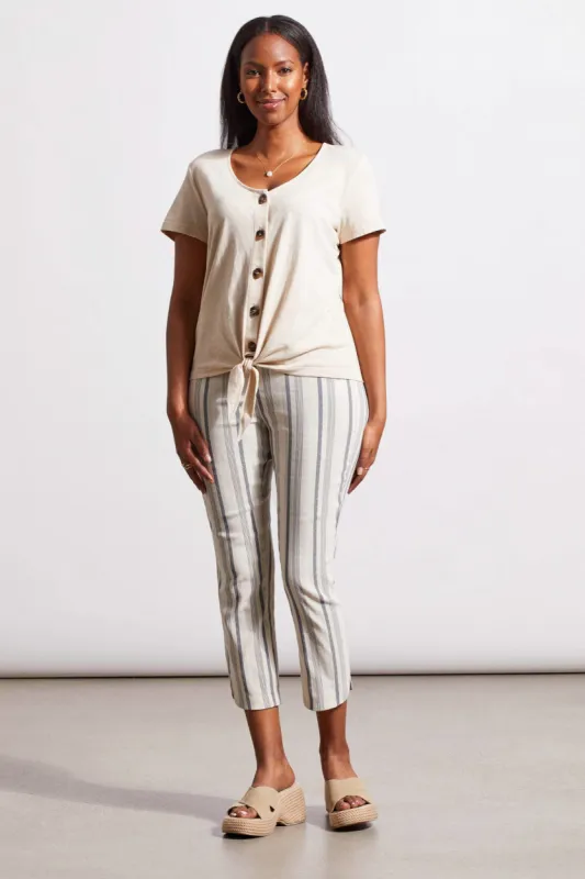 PULL-ON CAPRI WITH ROUNDED SIDE SLITS-Frenchoak sold by Tribal