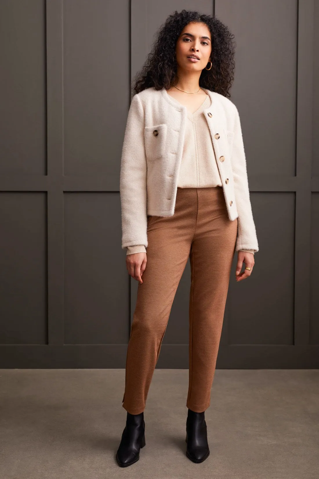 CASHMERE SWEATER WITH POINTELLE DETAIL-H.moonstone sold by Tribal product image thumbnail 4