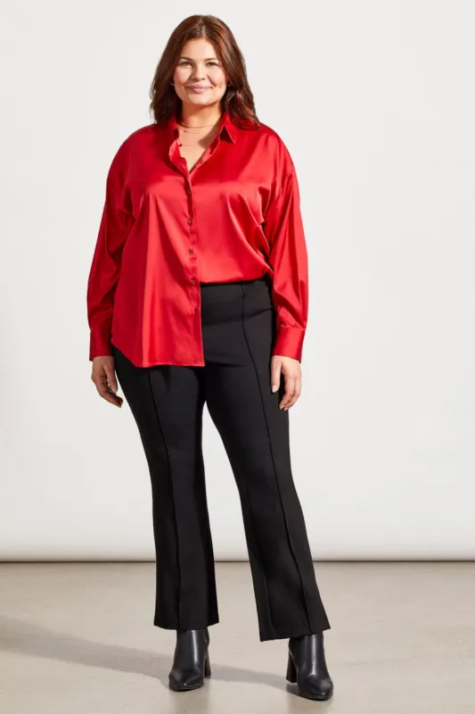 Ponte Pull-On Ankle Pant-Black sold by Tribal