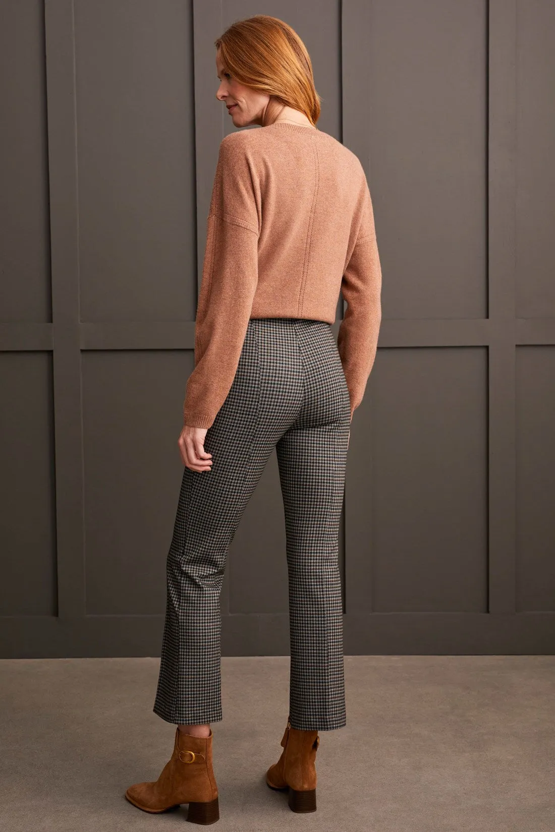 Printed Ponte Pull-On Ankle Pant-Aloe sold by Tribal product image thumbnail 4