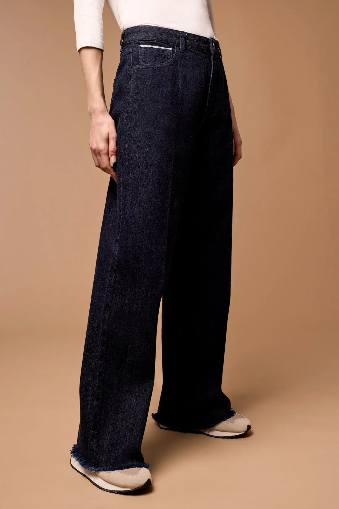 Blue Thread Brooke High Rise Wide Trouser Jeans-Rinse sold by Tribal product image thumbnail 2