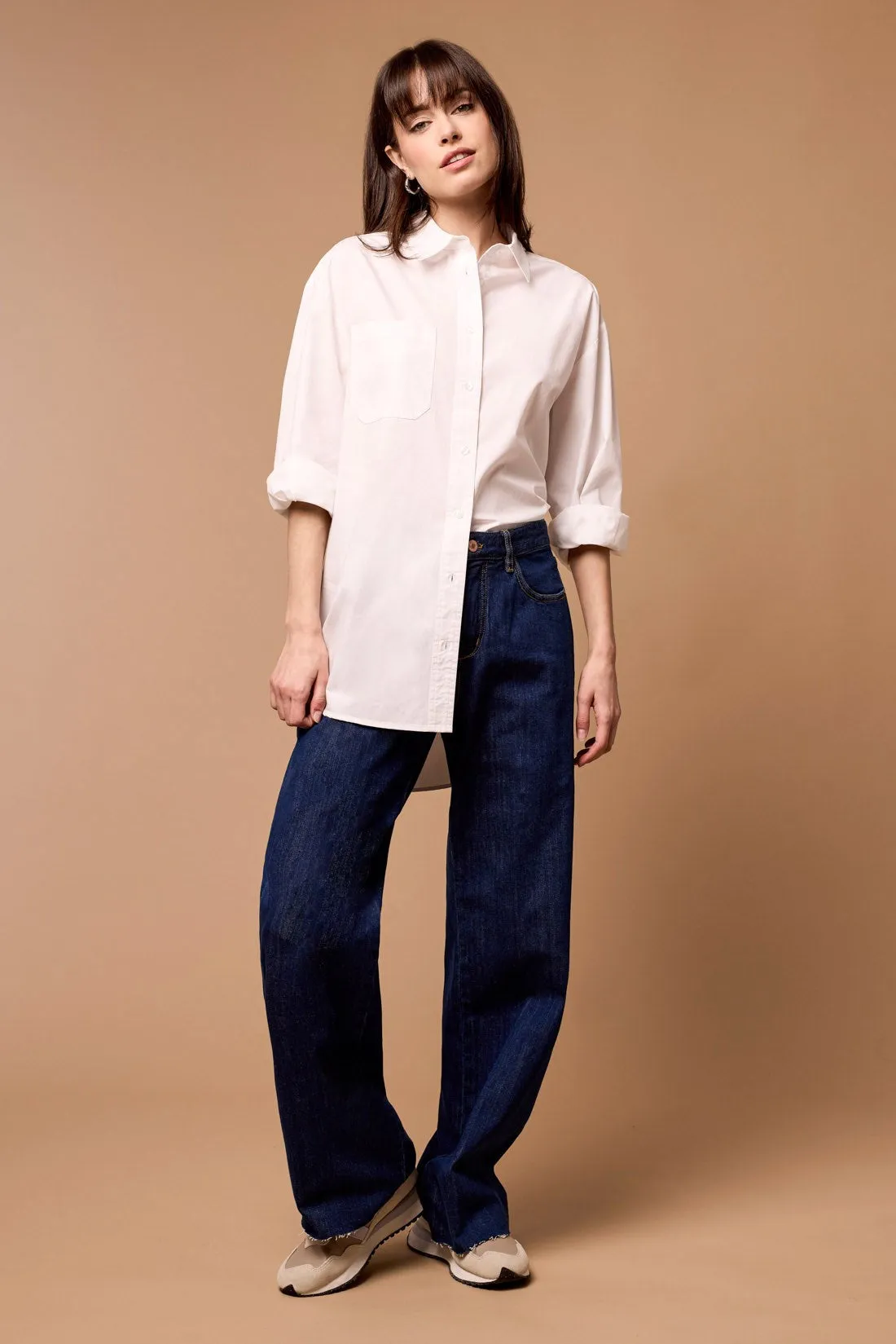 Blue Thread Brooke High Rise Wide Trouser Jeans-Dk. Denim sold by Tribal product image thumbnail 2