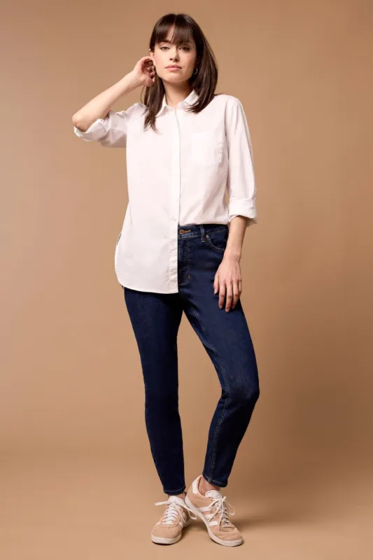 Blue Thread Sophia Curvy Skinny Ankle Jeans-Dk. Denim sold by Tribal