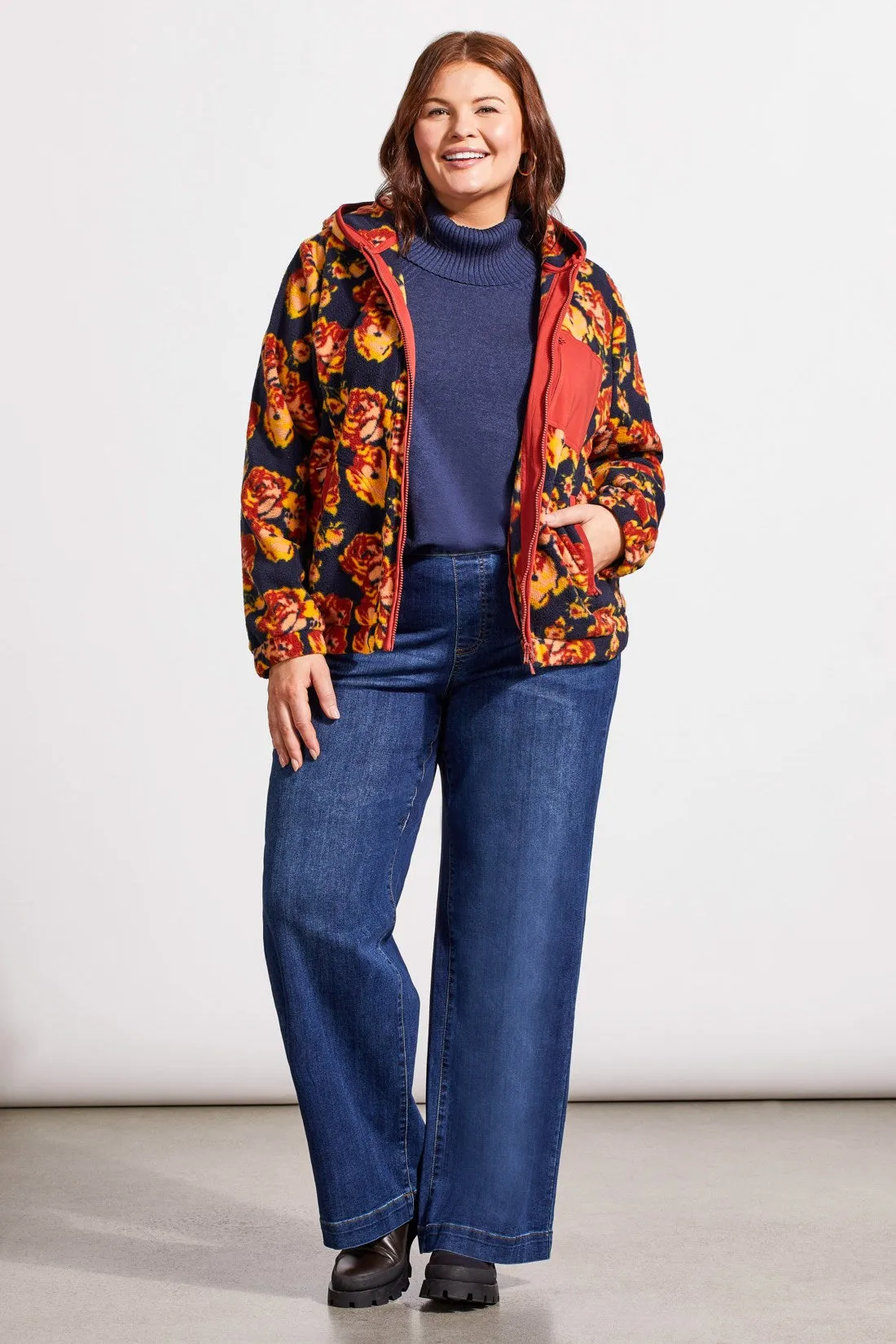 Polar Fleece Hooded Zip-Up Jacket-Night Sky sold by Tribal product image thumbnail 2