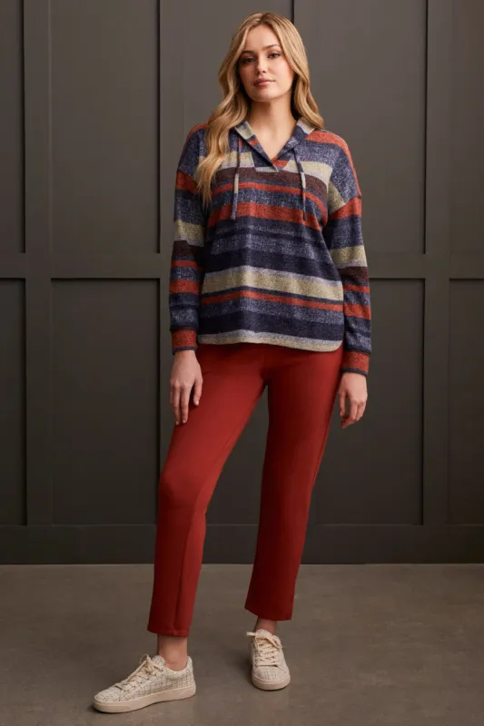 Hooded Tunic With Drawcord Ties-Night Sky sold by Tribal