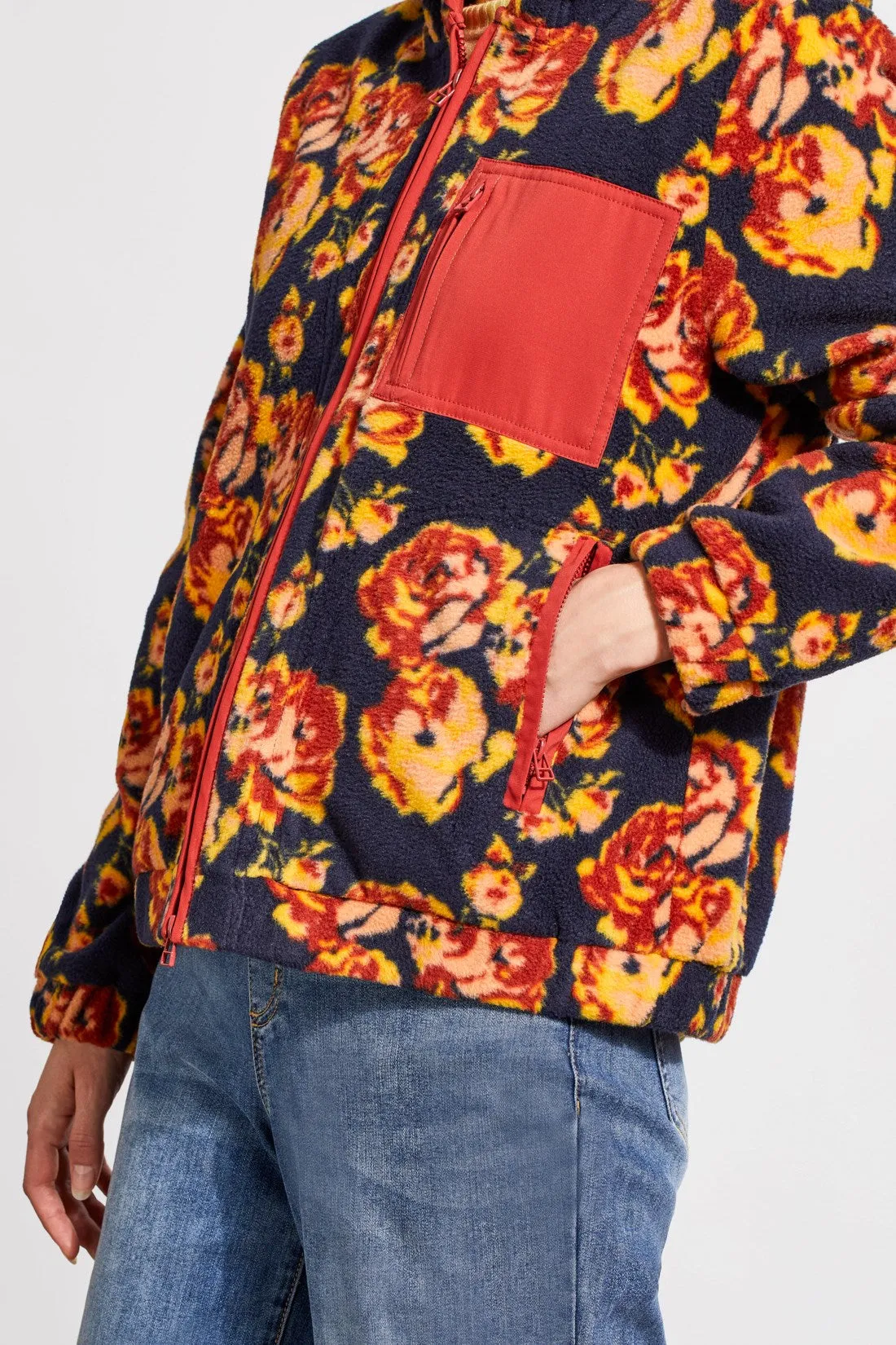 Polar Fleece Hooded Jacket-Night Sky sold by Tribal product image thumbnail 3