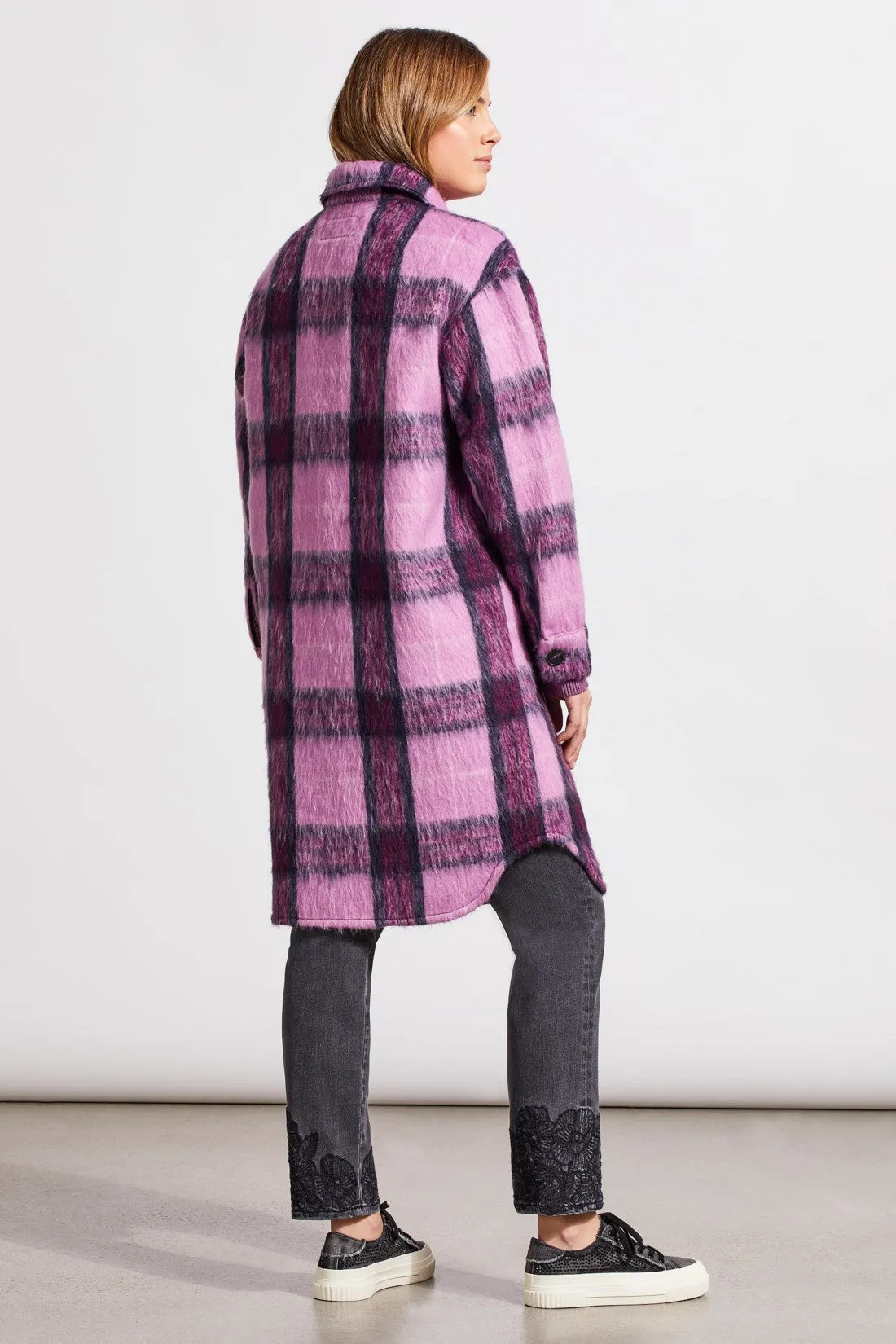 Drop Shoulder Shacket-Mauve sold by Tribal product image thumbnail 4