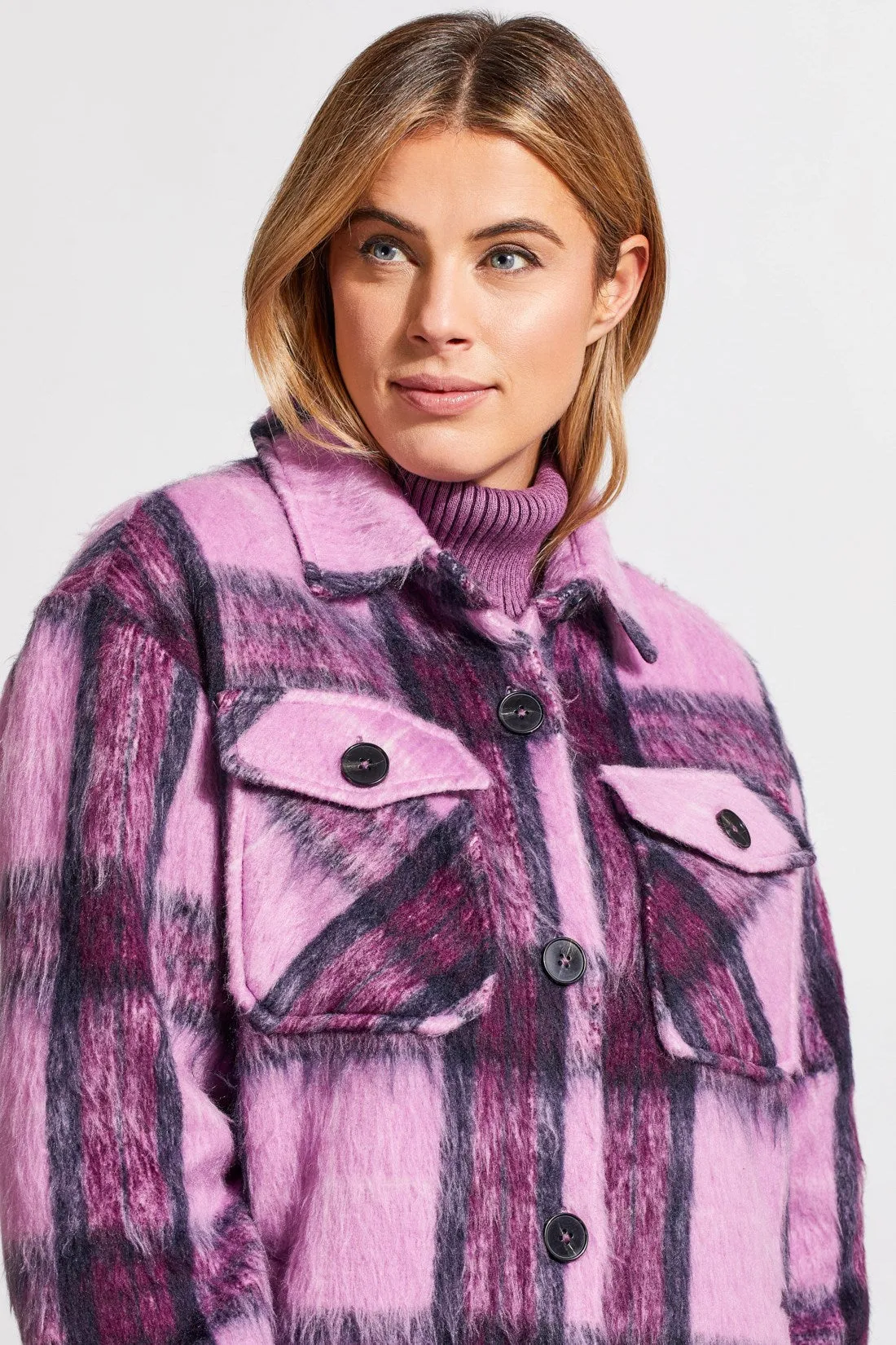 Drop Shoulder Shacket-Mauve sold by Tribal product image thumbnail 2