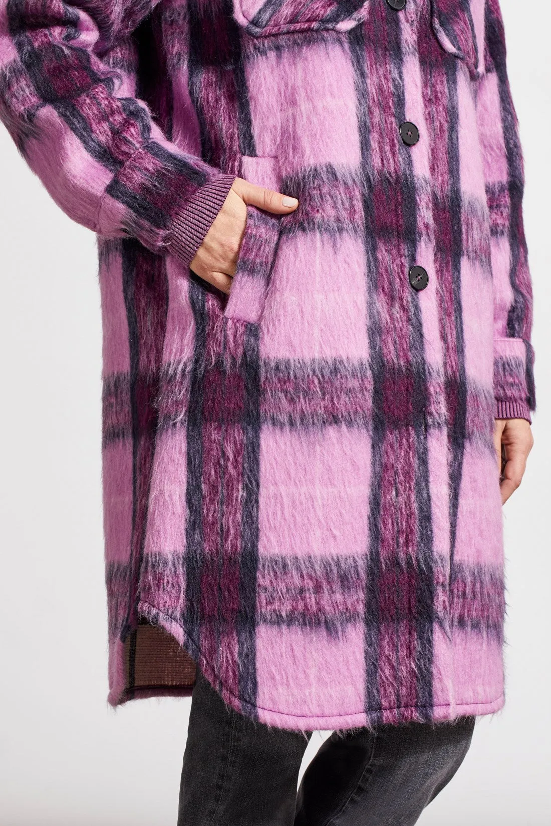 Drop Shoulder Shacket-Mauve sold by Tribal product image thumbnail 3