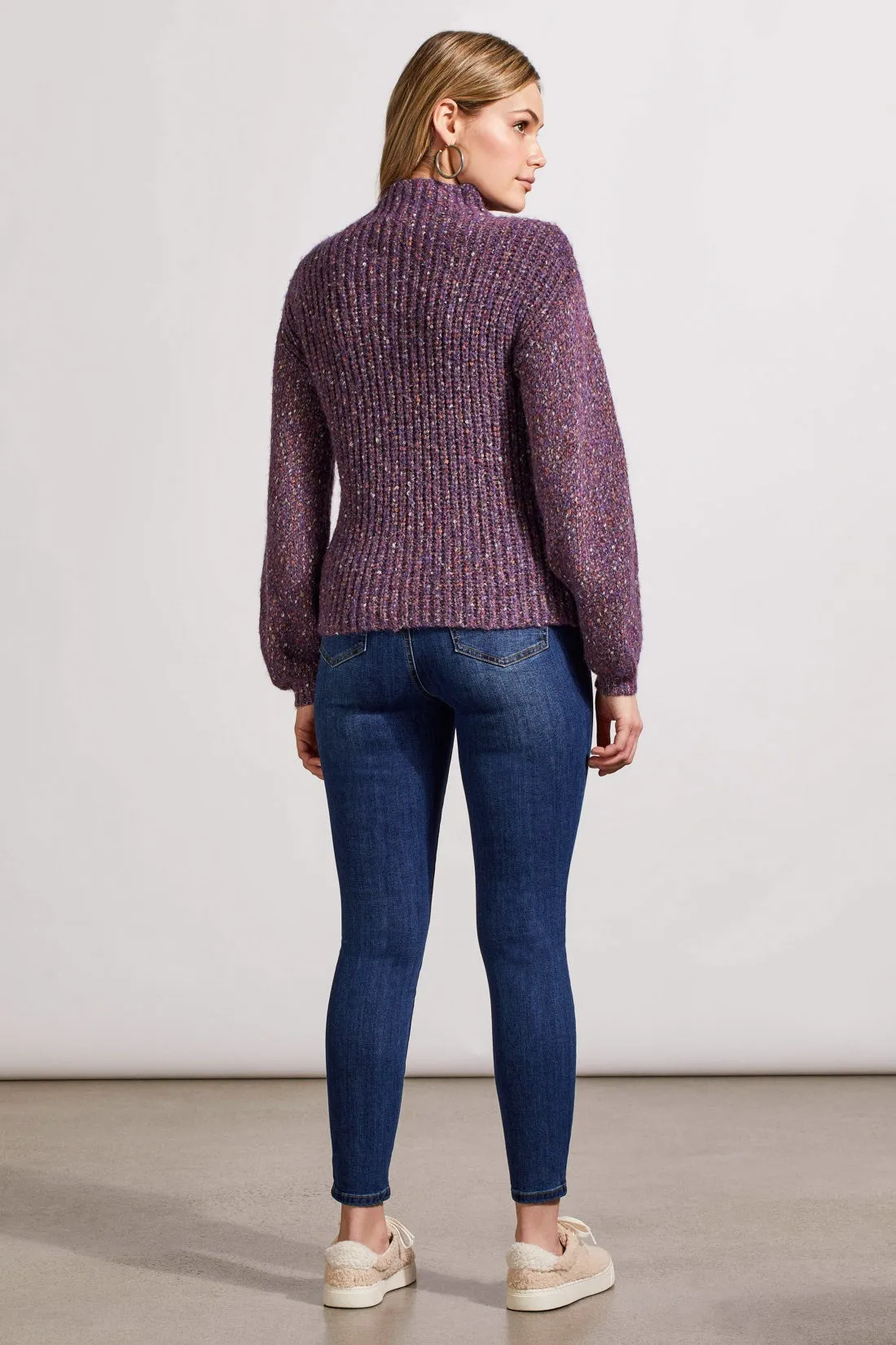 Oversized Funnel Neck Sweater-Raisin sold by Tribal product image thumbnail 3