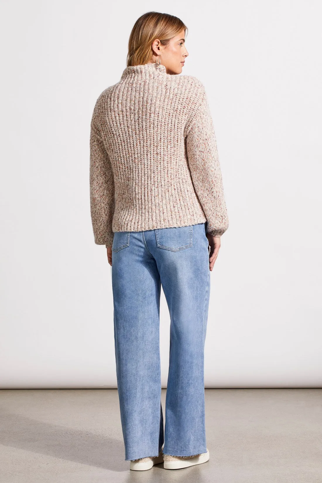 Oversized Funnel Neck Sweater-Latte sold by Tribal product image thumbnail 4
