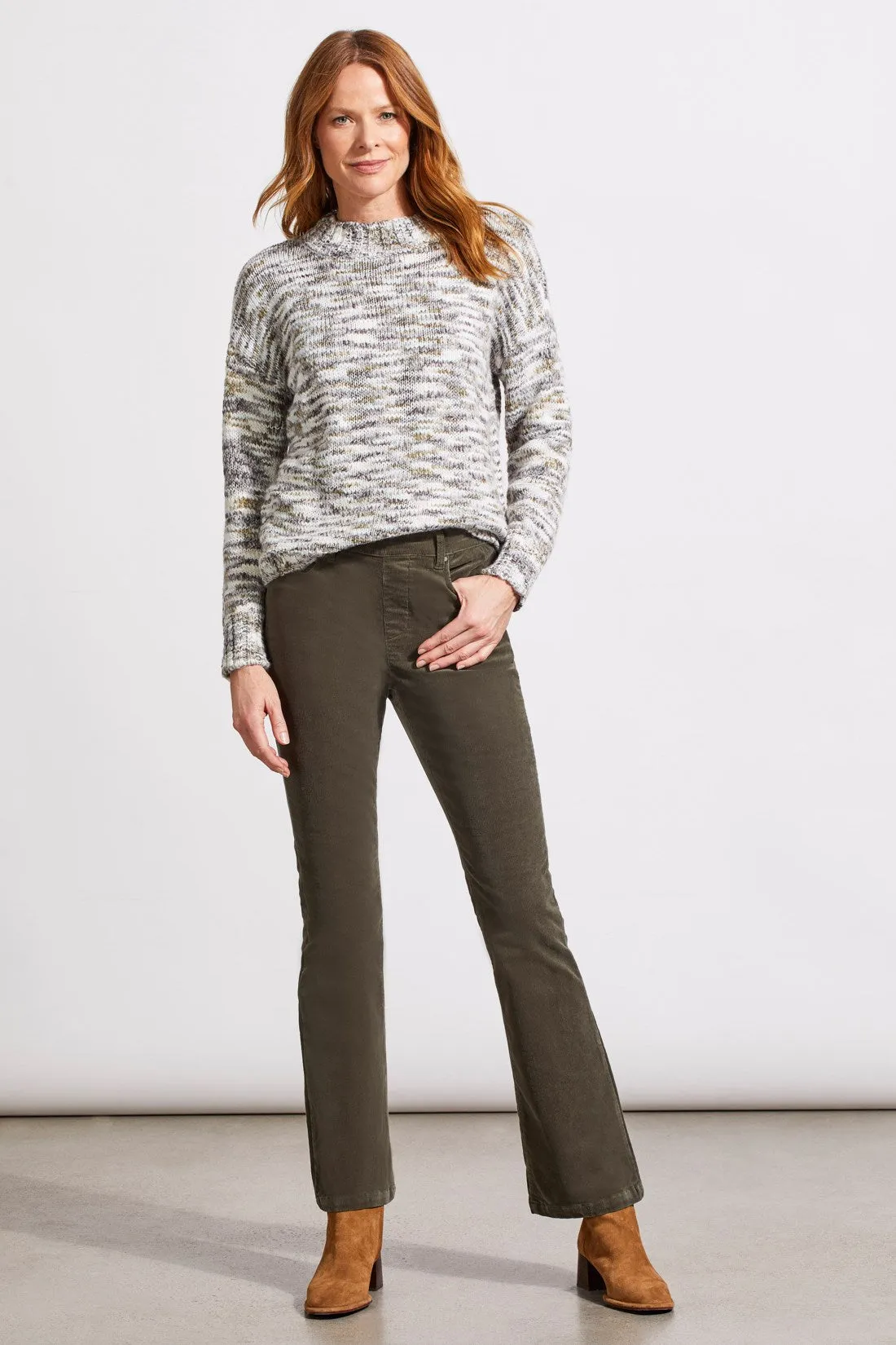 Space Dye Mock Neck Sweater-Aloe sold by Tribal product image thumbnail 2