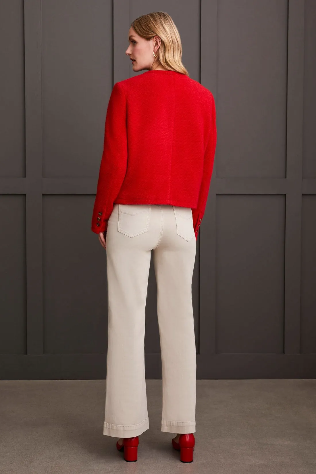 Lined Button-Up Jacket-Scarlet sold by Tribal product image thumbnail 3