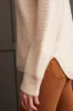 Textured Mock Neck Sweater-Moonstone sold by Tribal