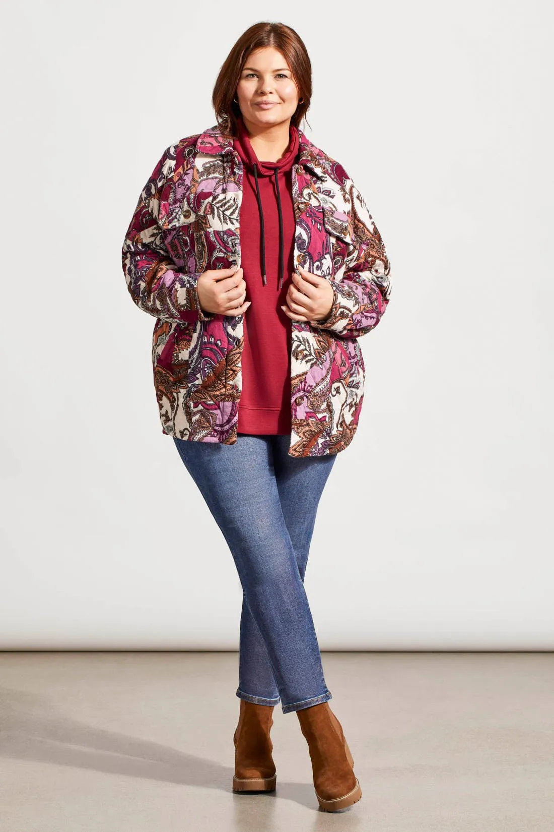 Quilted Paisley Shacket-Magenta Haze sold by Tribal product image thumbnail 2