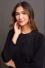 LONG SLEEVE BLOUSE WITH EMBROIDERY-Black sold by Tribal