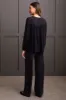 LONG SLEEVE BLOUSE WITH EMBROIDERY-Black sold by Tribal