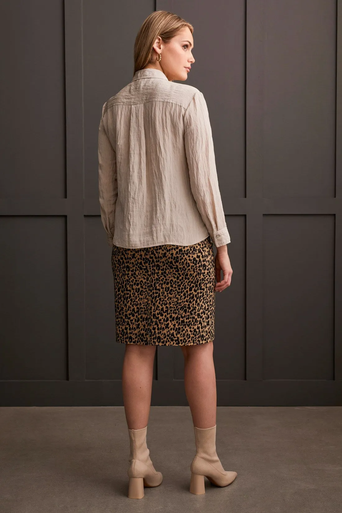 BUTTON-UP SHIRT WITH COLLAR-Frostgrey sold by Tribal product image thumbnail 3