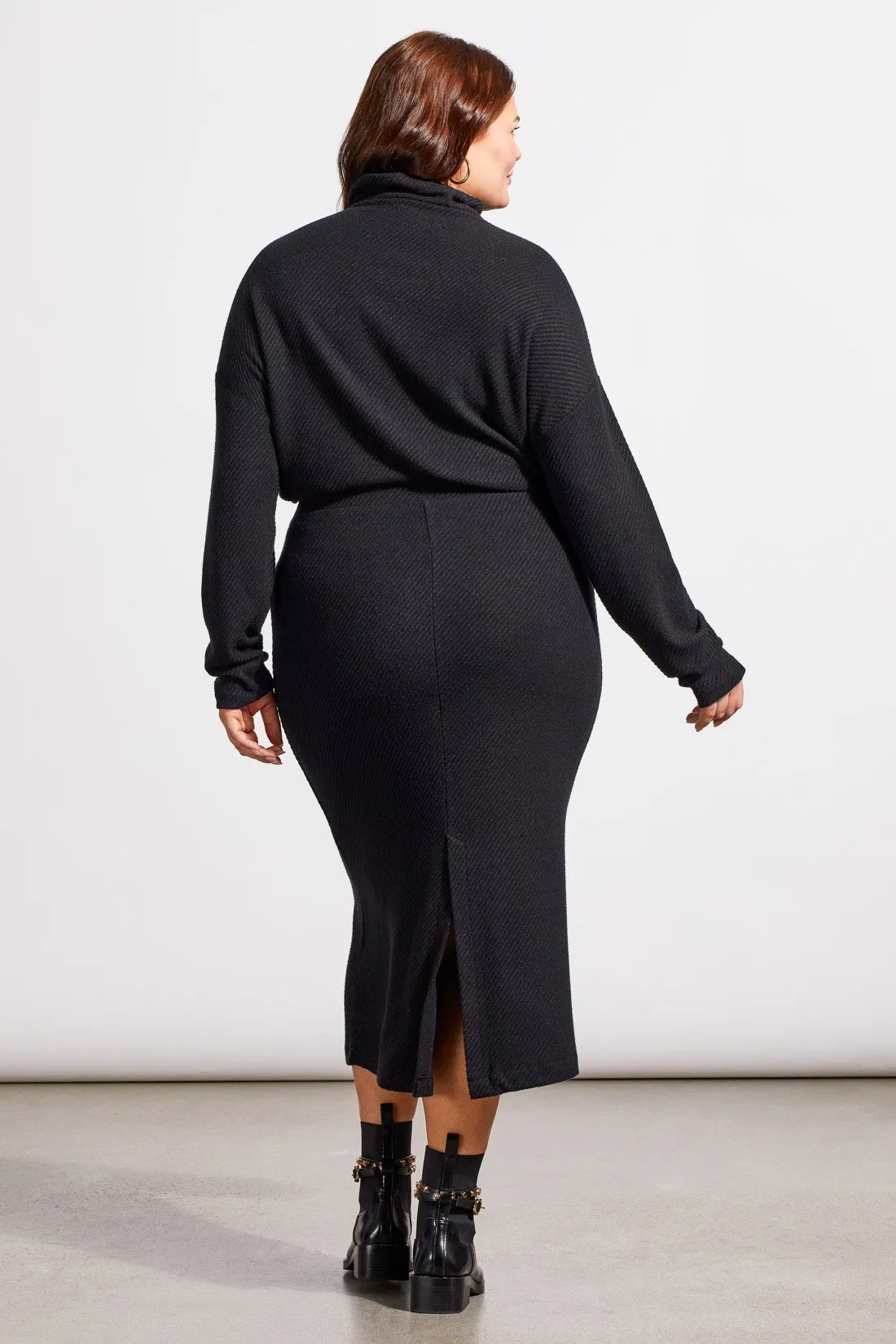 Pull-On Midi Skirt With Elastic Waist-Black sold by Tribal product image thumbnail 4