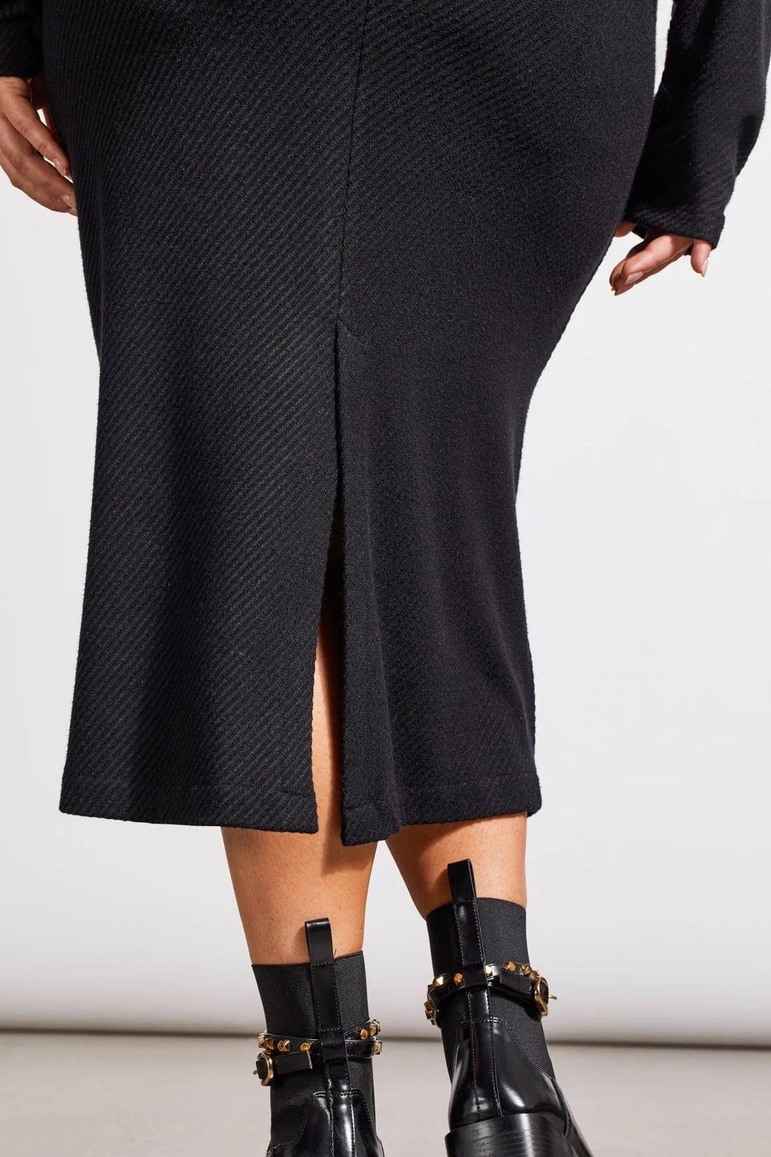 Pull-On Midi Skirt With Elastic Waist-Black sold by Tribal product image thumbnail 2