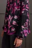 EMBROIDERED BUTTON-UP BLOUSE-Deep magenta sold by Tribal