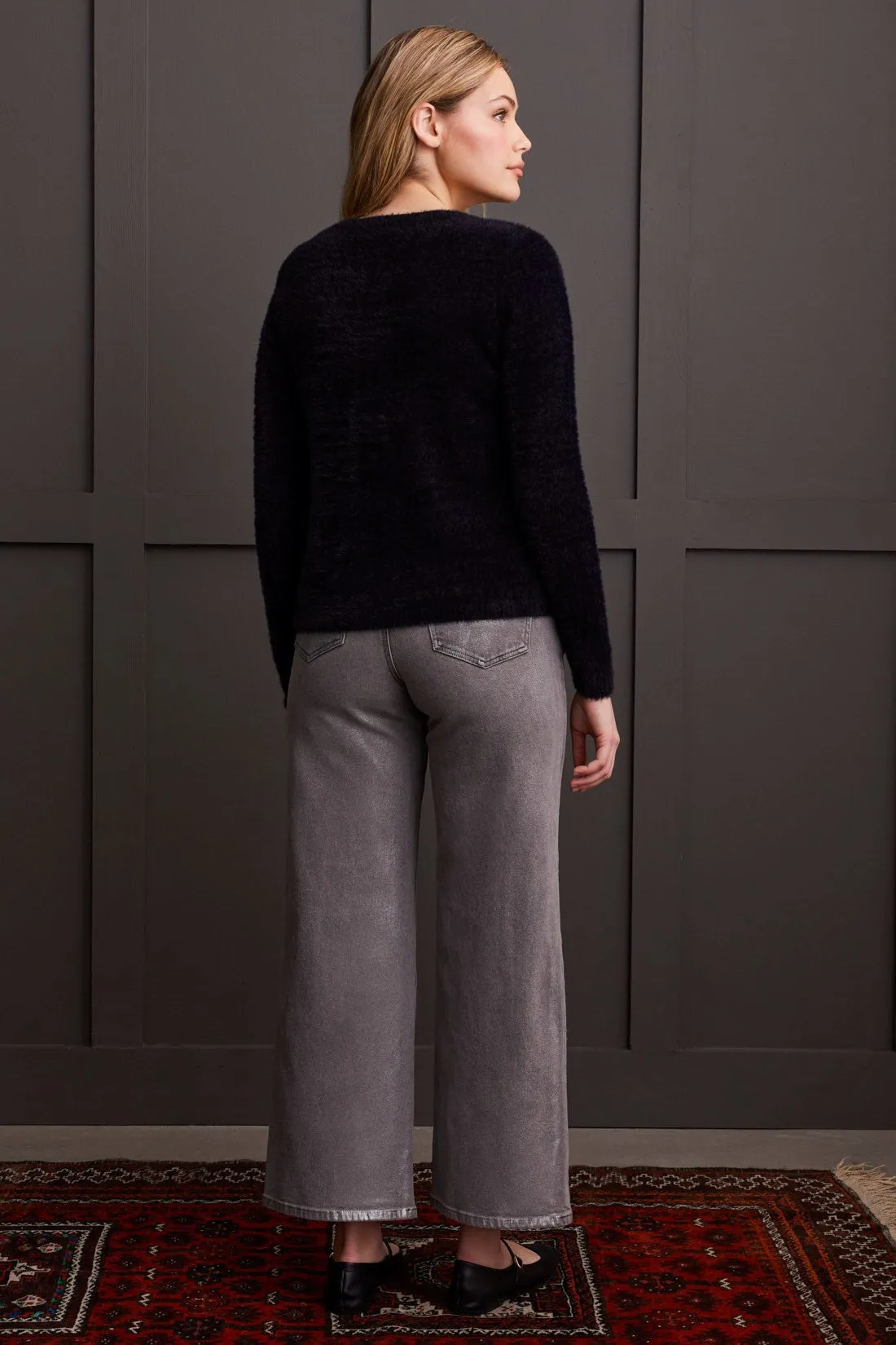 SWEATER CARDIGAN WITH FANCY BUTTONS-Black sold by Tribal product image thumbnail 4