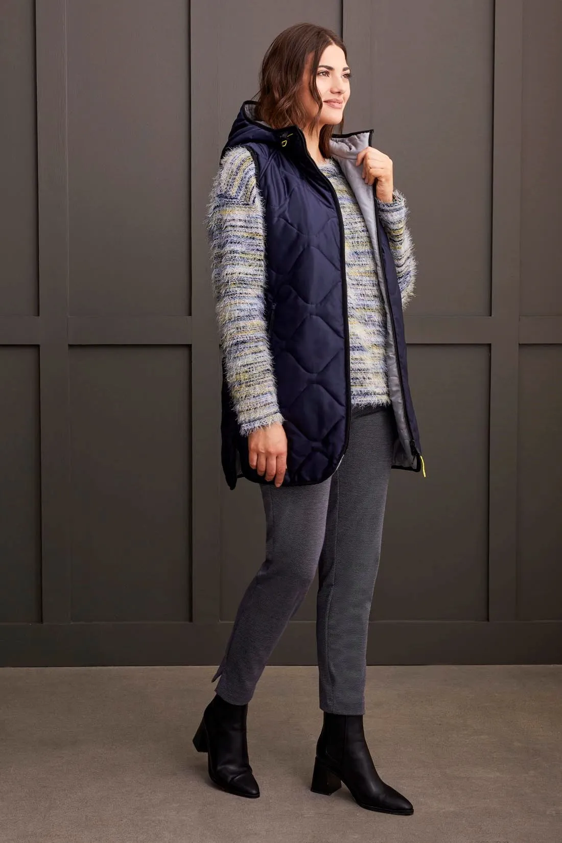 SOFT LUXE EYELASH SWEATER-Orchid sold by Tribal product image thumbnail 4