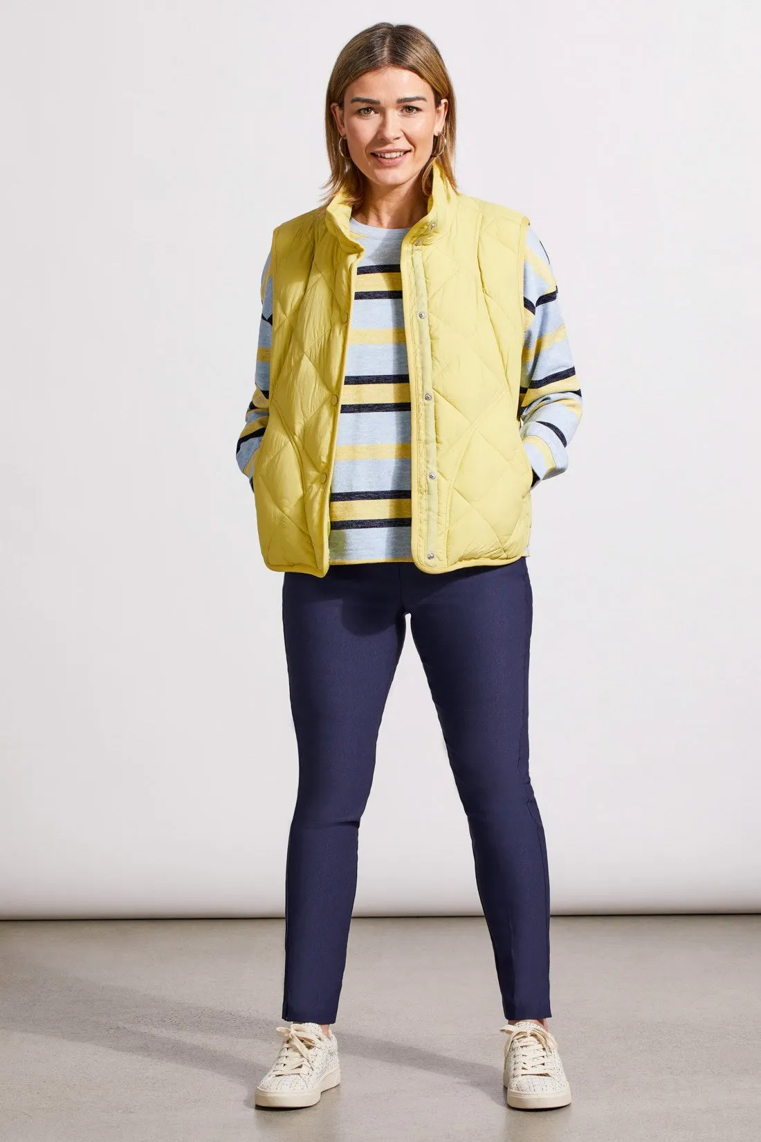 STRIPE KNIT CREW NECK TOP-Glacier sold by Tribal product image thumbnail 4