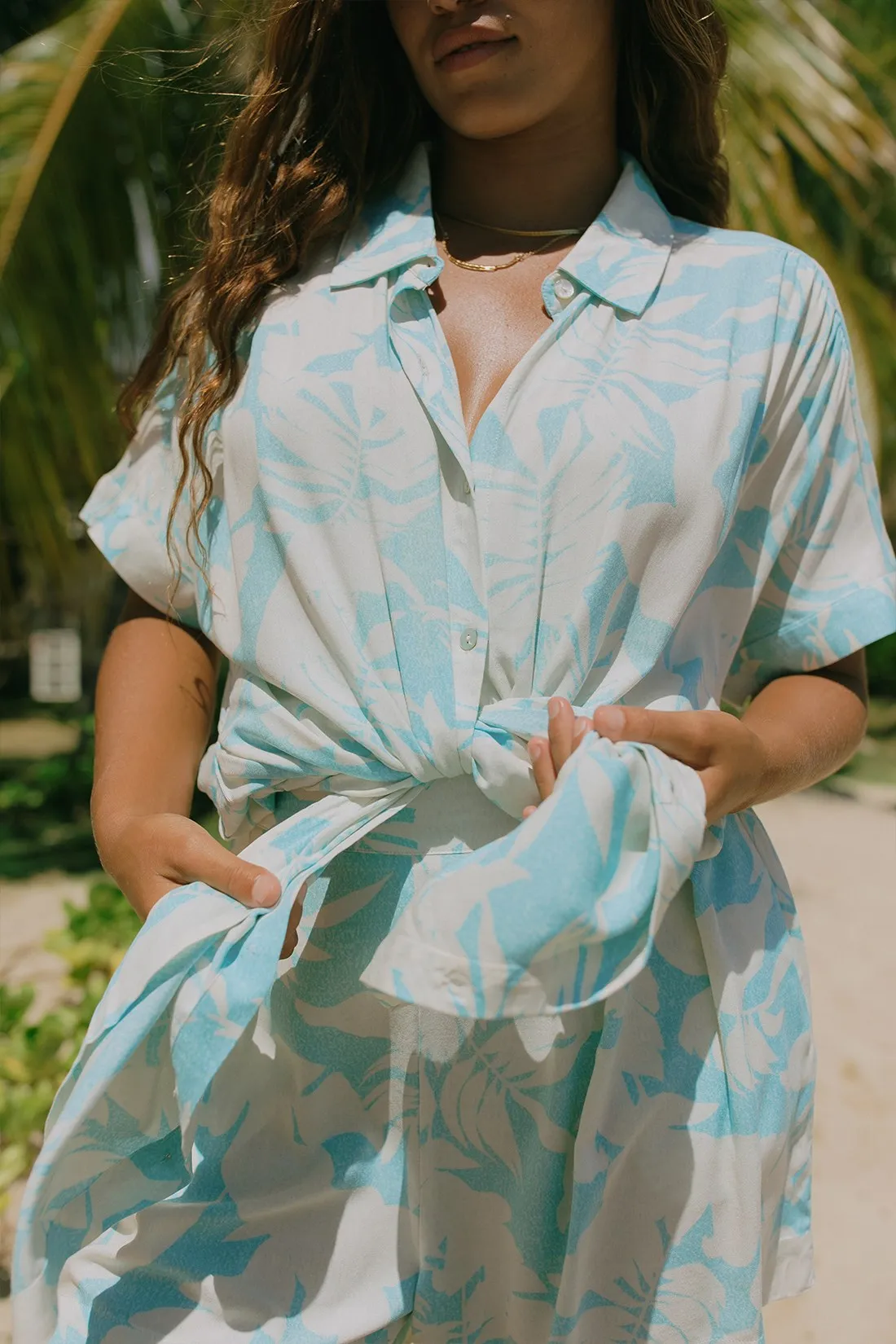 Molokai Printed Short-Sleeve Shirt Dress-Molokai sold by Tribal product image thumbnail 3