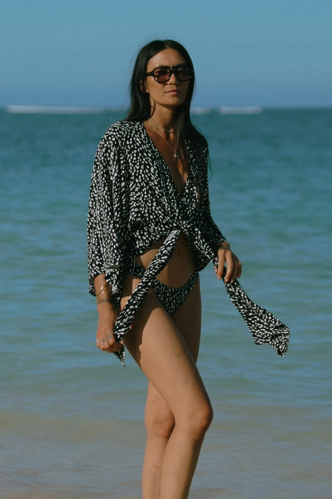 Ibiza Front-Tie Kimono Top-Ibiza sold by Tribal product image thumbnail 2