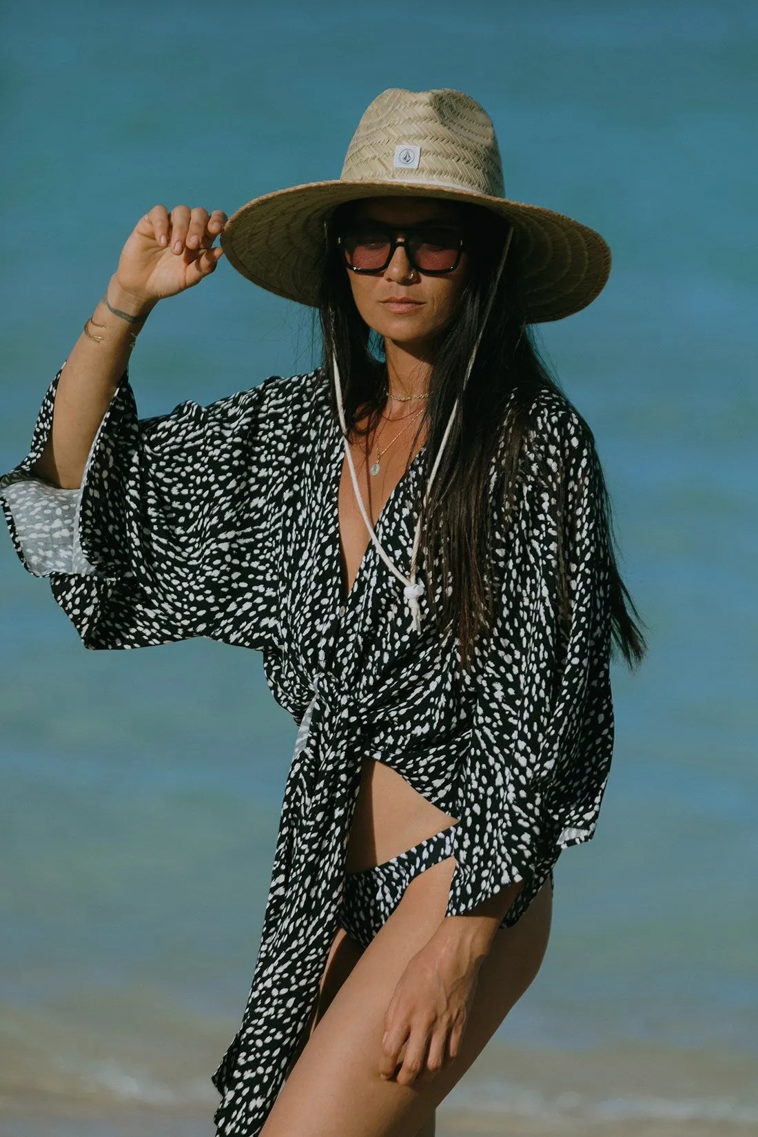 Ibiza Front-Tie Kimono Top-Ibiza sold by Tribal product image thumbnail 3