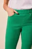 Stretch Cotton Pull-On Straight Leg Capris-Kelly sold by Tribal