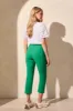 Stretch Cotton Pull-On Straight Leg Capris-Kelly sold by Tribal
