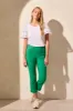 Stretch Cotton Pull-On Straight Leg Capris-Kelly sold by Tribal