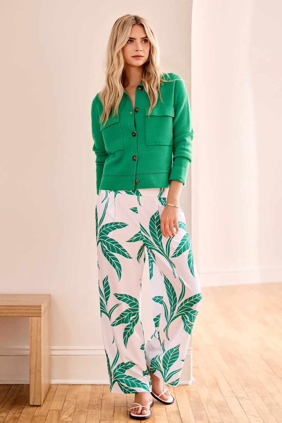 Light Knit Sweater Cardigan-Kelly sold by Tribal