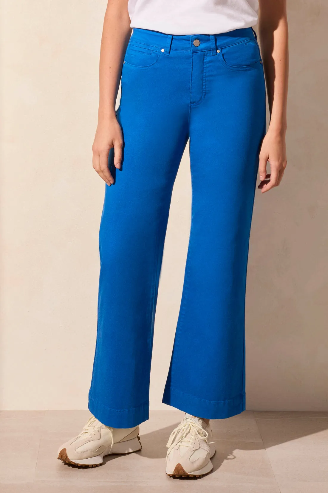 Comfort Stretch Fly Front Wide Leg Pants-Riviera sold by Tribal product image thumbnail 2