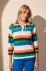 Printed Drawstring Raglan Hoody-Tangelo sold by Tribal