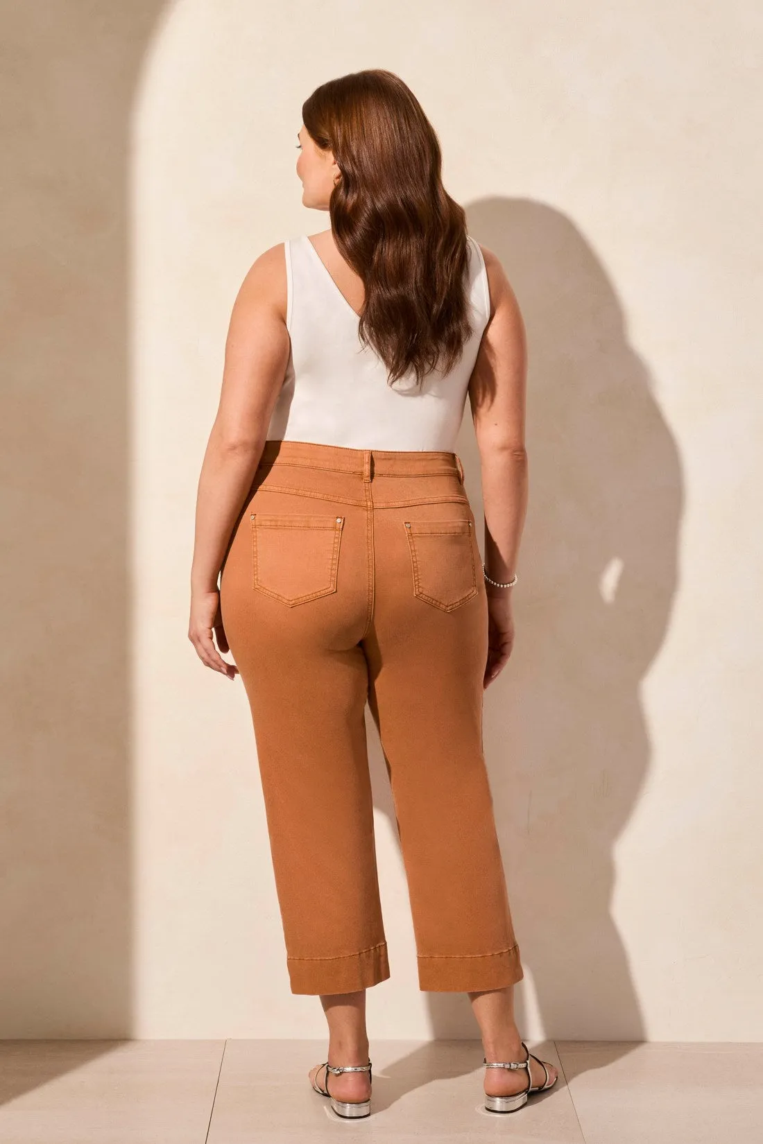 Pull-On Kick Flare Capri-Pinecone sold by Tribal product image thumbnail 4