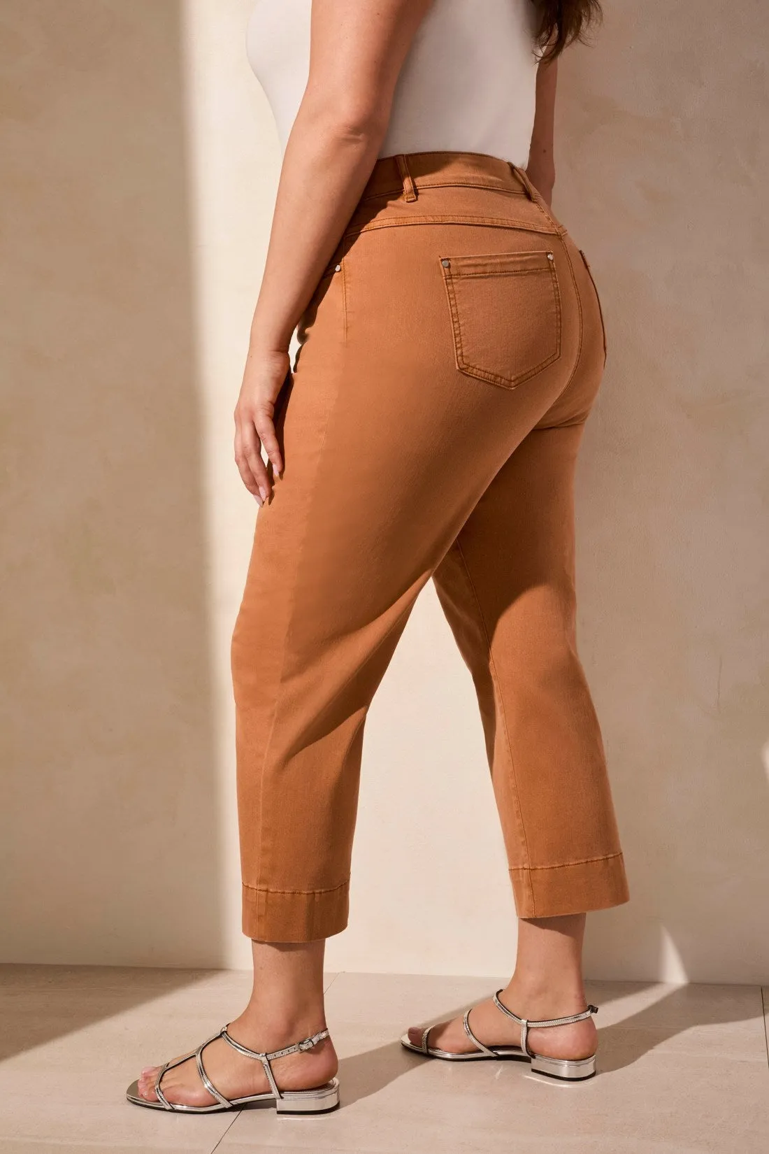 Pull-On Kick Flare Capri-Pinecone sold by Tribal product image thumbnail 3