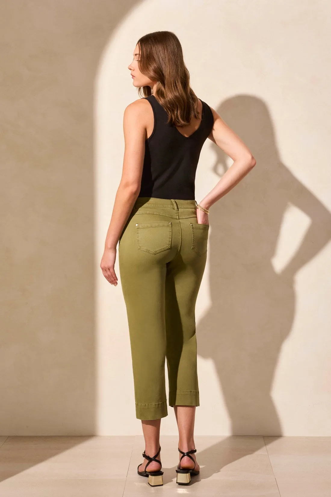 Pull-On Kick Flare Capri-Loden sold by Tribal product image thumbnail 4